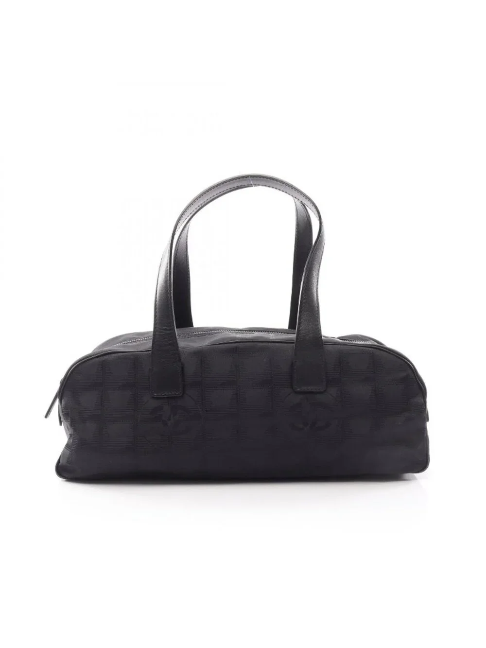 Chanel Handbag New Travel Line Black Leather